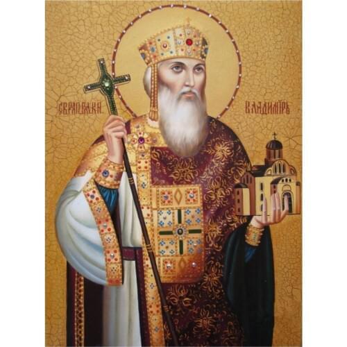 3d Diy Diamond Painting Cross Stitch Religion Icon of Leader Diamond Mosaic Needlework Crafts square diamond embroidery religion