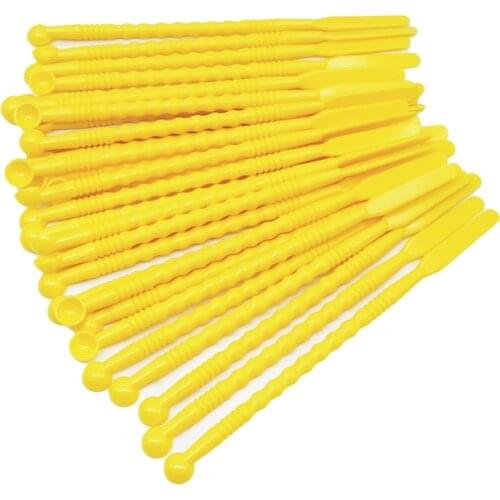 5pcs Dental Mixing Spatula Knife Double Head Plastic Cement Powder Mixing Knife Plaster Mixing Dental Material Lab Tool