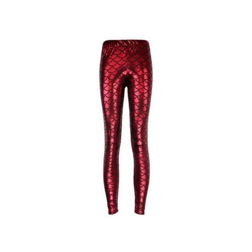 50pcs/lot fedex fastwoman casual scale legging crestive style mid waist fish scale legging