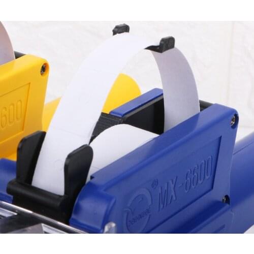 B2RC MX-6600 10 Digits Two-line Labeller Price Tag Label 2 Lines For Retail Store Pricing Tag Display Tool + Ink Roller