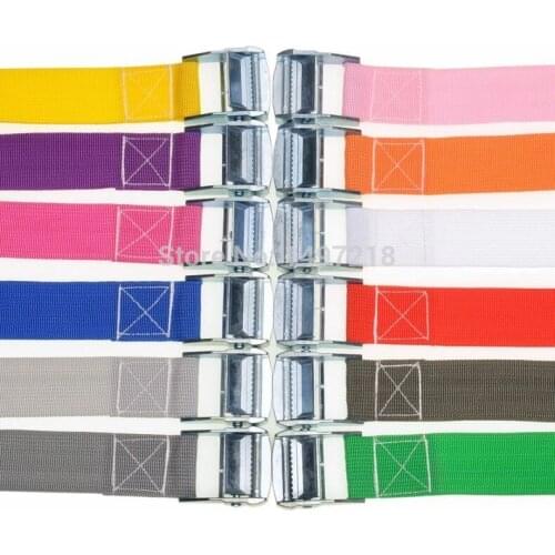 Free Shipping High quality 1pcs 5cm*5.5M 500KG Polypropylene transport ratchet tie down cargo lashing cargo belt ratchet strap