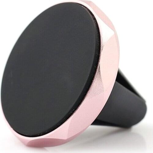 Black Phone Magnet Mount Holder 360 Degree GPS Magnetic Mobile Phone Holder for Samsung S8 Magnet Mount Holder Stand