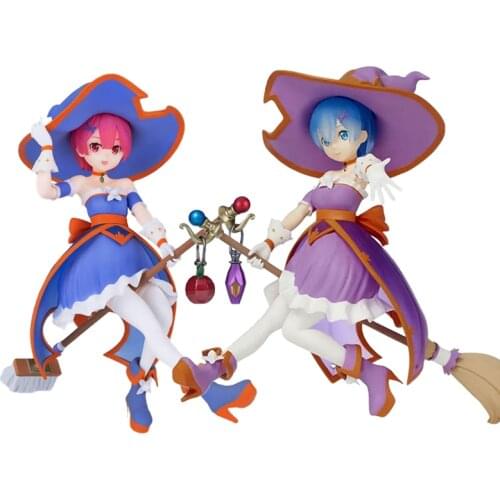 20CM Original Re:Life In A Different World From Zero Rem Ram PVC action Figure collection Toys For Kids children gifts