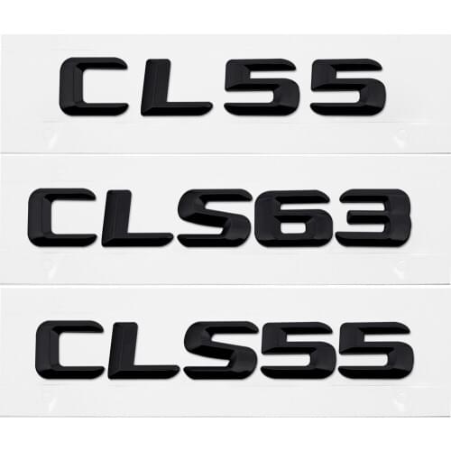 Car Rear Trunk Emblem Auto Number Letter Sticker Badge for Mercedes Benz CLS55 CLS63 CLS260 CLS350 CLS400 CLS500 CLS550 W212 205