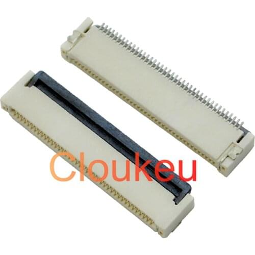 FPC FFC 0.5mm connector socket Clamshell type Double sided contact 6P 8P 10P 12P 14P 15P 16P 18P 20P 24P 26P 28P 30P