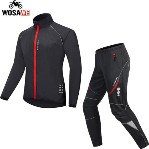 WOSAWE Motorcycle Jacket set Keeping Warm fleece Mobike Jacket Skiing Skate Jacket Motorcycle street Gear Motorcycle suit