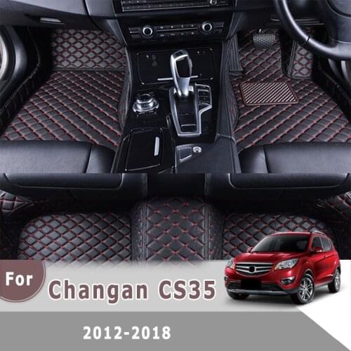 RHD Custom Carpets For Changan CS35 2018 2017 2016 2015 2014 2013 2012 Car Floor Mats Auto Interior Accessories Car Styling Rugs