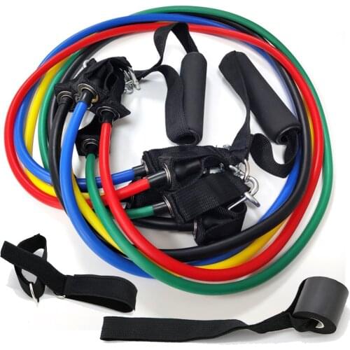 New Sport Equipment Resistance Bands Yoga Exercise Fitness Band Rubber Loop Tube Bands Gym Fitness Exercise Pilates Yoga Brick