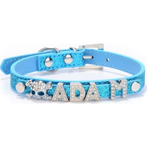 Daddy Dom DDLG Collar Collar PU Leather Necklace Collar Letter Glitter Necklace For Adult Baby