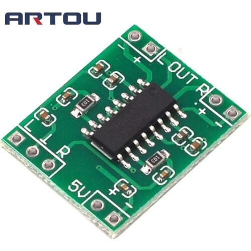 PAM8403 Super mini digital amplifier board 2 * 3W Class D digital amplifier board efficient 2.5 to 5V USB power supply