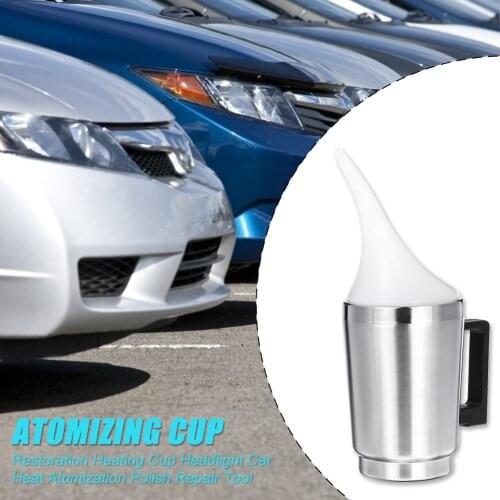 Car Headlight Renovation Atomizing Cup Save Time and Energy for Convenience Headlight Heating Cup Paint Coating Tool