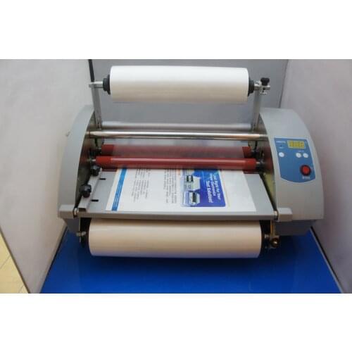 Brand New NC TY360 Laminator Hot Roll Laminating Machine +2 pcs Laminating Roll Film