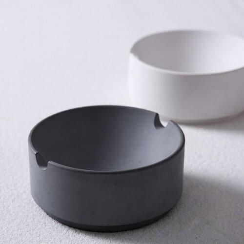 Modern Minimalist Art Industrial Style Concrete Ashtray