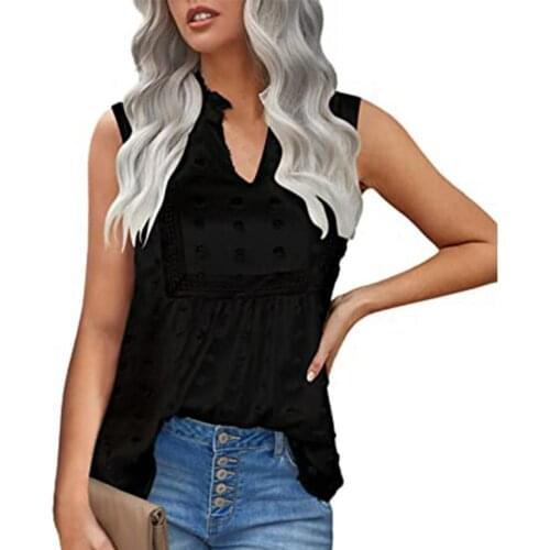 Loose Top Women shirts sexy tops Blouse Street Shirts V Neck Sweat Absorbent Women Solid Color V Neck Pullover for Daily Wear