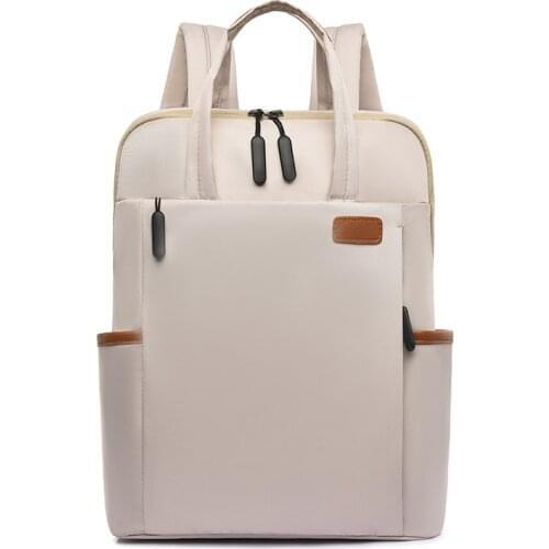 Waterproof Women Business Backpack Fashion Oxford Student School Backpacks 13.4 Inch Laptop Bag Casual Travel Rucksack