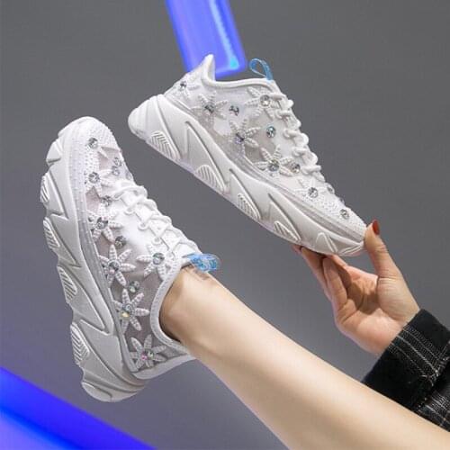 2019 Women Vulcanized Shoes Women Sneakers Ladies Casual Shoes Breathable Ladies Walking Flat Student zapatos de mujer PM-21