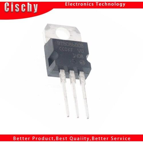 10PCS BTB08-600B TO220 BTB08 600V TO-220 triac switch