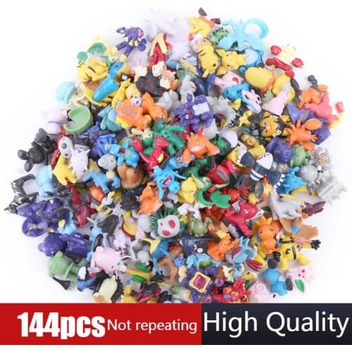 2.5cm-3cm POKEMON figures 144 different styles 24pieces/bag new dolls action figure toys for carta pokemon collectible dolls