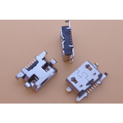 200pcs For Lenovo Vibe A7020 K52t38 K52e78 K5 Note Mini micro USB Port Dock New K5Note Charging Connector socket plug