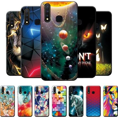 Case For vivo Y19 Case Cover For VIVO Y19 1915 Fashion Soft Silicone Cute TPU Back Cases For vivo 1915 Y19 Case Y 19 2019 6.53"