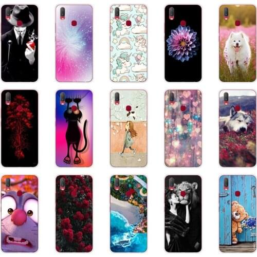 Cases For Vivo Y3 Case Soft TPU Back Phone Cover For Vivo Y17 Y15 Y12 Y3 Case 6.35 silicon Vivo Y3 12 15 17 Funda