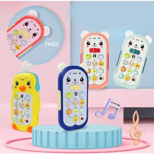 Childrens Toys Mobile Phones Light Music Simulation Mobile Phones Comfort Music Multifunctional Baby Educational Luminous Toys