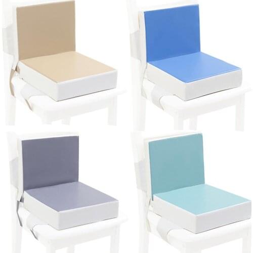 Kids High Chair Booster Seat Cushion Dining Chair Table Booster Heightening Seat Adjustable Child Heightened Chair Cushion
