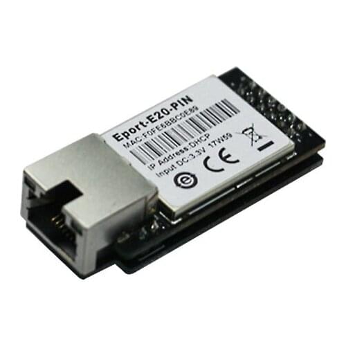 ANDDEAR-KK88 Eport-E20 FreeRTOS Network Server Port TTL Serial to Ethernet Embedded Module DHCP 3.3V TCP IP Telnet