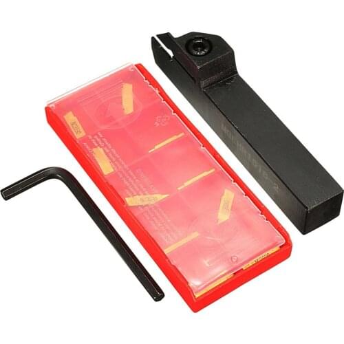 MGEHR1616-2 CNC Lathe Turning Tool Holder Tools Torno Rod Industrial Metal Lathe Turning Tool 10Pcs MGMN200-G Inserts + Wrench