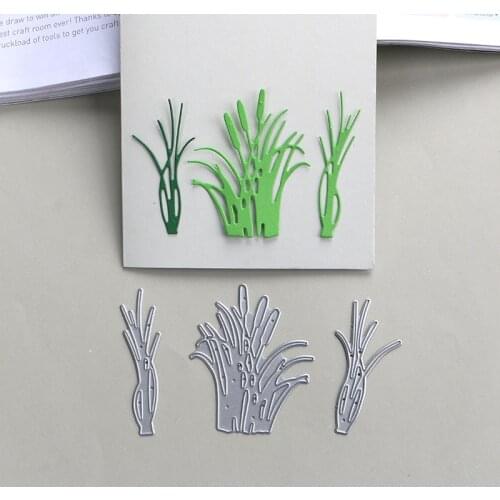 DUOFEN METAL CUTTING DIES 2019 3pcs set grasses stencil for DIY papercraft projects Scrapbook Paper Album