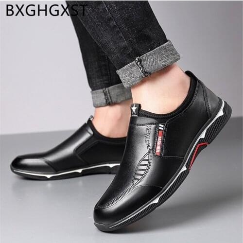 Elevator Shoes for Men 2020 Fashion Loafers Men Casual Shoes Designer Slip on Genuine Leather Shoes Men Summer Sandals Zapatos