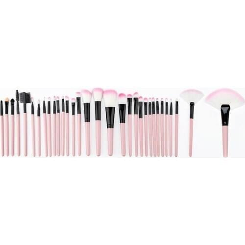 ETC Boutique 32 Piece Black And Pink Makeup Brush Set Makeup Brush Set