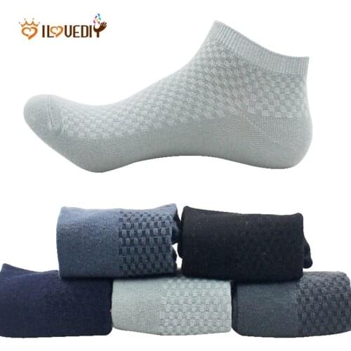Men Breathable Bamboo Fiber Deodorant Socks High Tube Business Solid Men Women Comfortable Elastic Socks Autumn Spring 2020