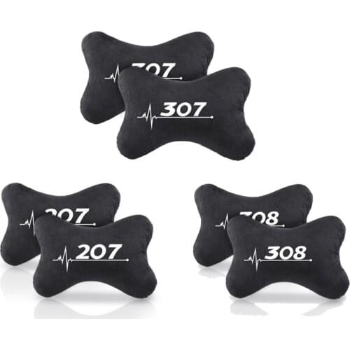 Car Seat Cushion Head Neck Rest Pillow Headrest for Peugeot 206 207 307 3008 2008 308 408 508 301 208