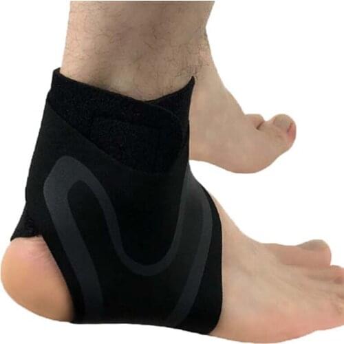 Adjustable Elastic Right Left Foot Ankle Protector Sports Ankle Support Elastic Ankle Brace Guard Foot Support Sports Gear
