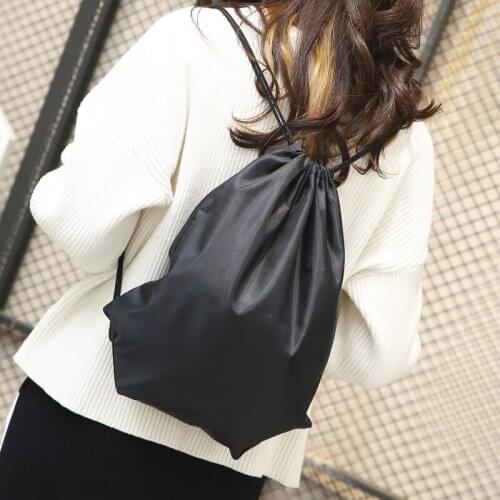 Drawstring pocket drawstring backpack men women sports bags custom printed logo Student Ball Backpack Drawstring Bags 2021 Big