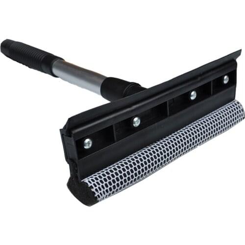 Detachable Car Window Brush Handheld Silicon Cleaning Scrubber With Sponge Auto Double-sided Glass Scraper Cleaner For Windows