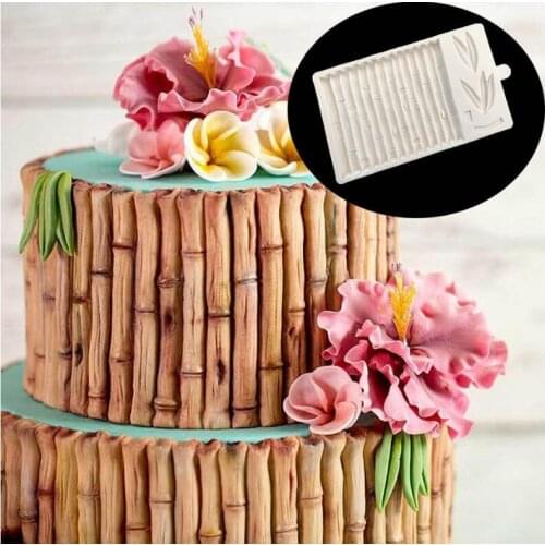 Bamboo Shaped Silicone Mold Kitchen Baking Tools DIY Cake Lace Decoration Chocolate Mold Fondant Dessert Bamboo Silicone Mold