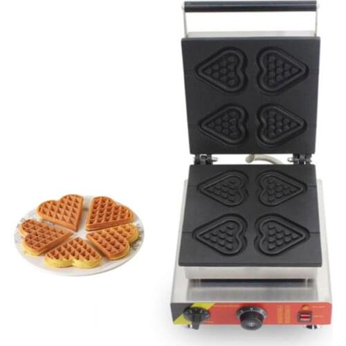Heart Shaped Waffle Maker DIY Dessert Maker Pancake Machine Waffle 1500W Electric Oven NP-511