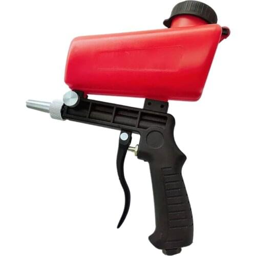 WAERTA 90psi Portable Gravity Sandblasting Gun Pneumatic Small Sand Blasting Machine Adjustable Pneumatic Sandblasting Set