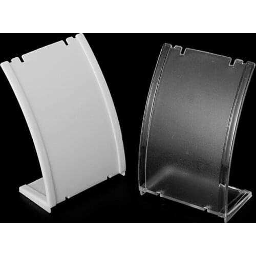 1pcs Pendant Necklace Chain Earring Bust Neck Plastic Display Stand Holder Showcase