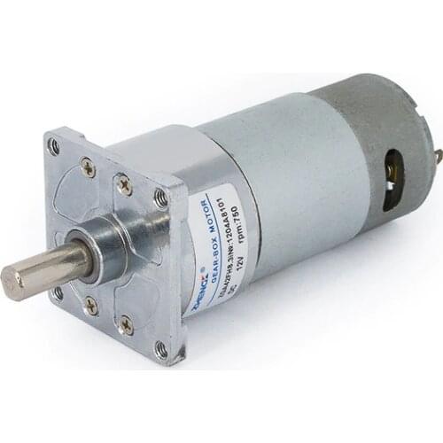 1PCS Electric Power Geared Motor 2 Terminals 7mm Shaft 4mm Female Thread Fixed