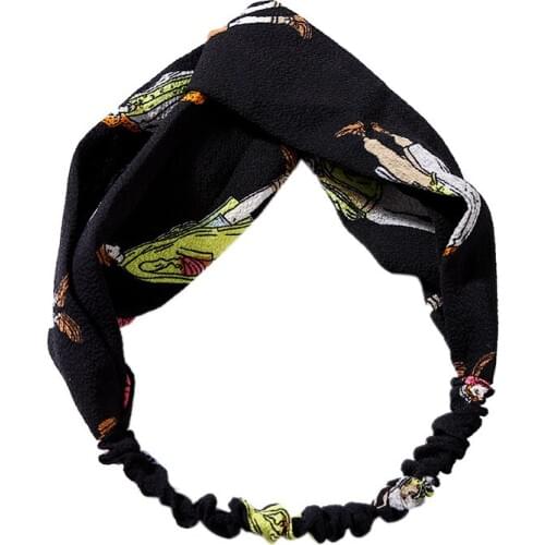 13 Kinds Fashion Floral Stripe Grid Elastic Turban Headbands Hair Bands for Women Headwear Hair Accessories