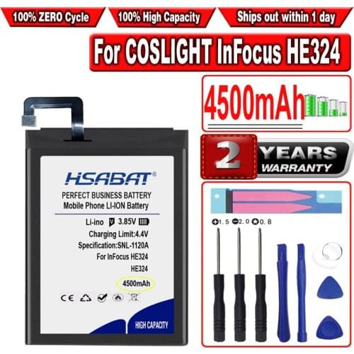 HSABAT 4500mAh HE324 Battery for InFocus HE324
