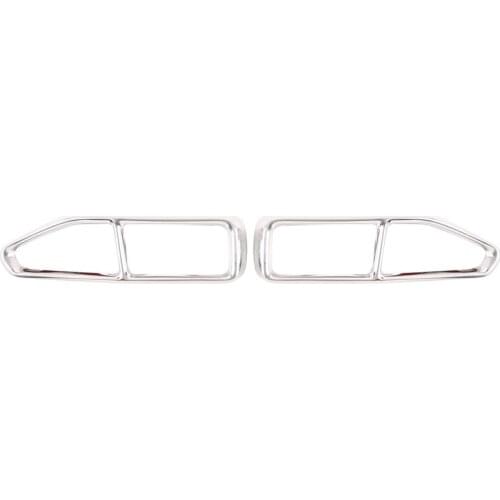 Car 4 Outlet Exhaust Pipe Frame Decorative Stainless Steel for -BMW 7 Series G11/G12 2019 2020 Accessories Interior