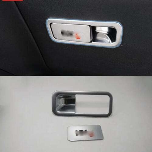 Car Accessories Interior LHD Co-Pilot Storage Handle Cover Copilot Storage Clasp Hand Sequins Sticker For Kia KX5/Sportage 2016