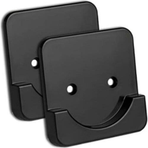 Curtain Rod Mount Holder Non-slip Wall Adhesive Punch-free Shower Curtain Rod Tension Retainer For Home Bathroom Decor Curtain