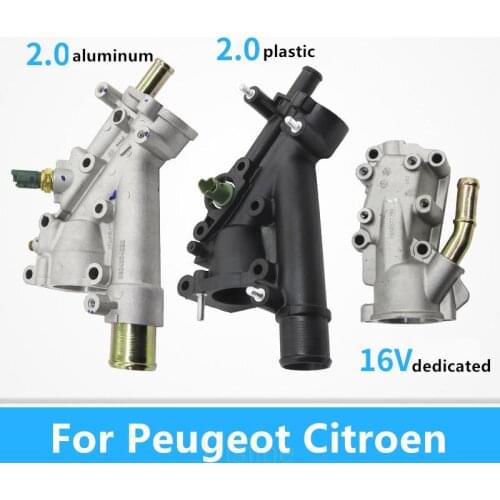 For Peugeot 307 308 206 CITROEN C-QUATRE C-Triomphe Elysee Water outlet thermostat base high quality Auto Accessories