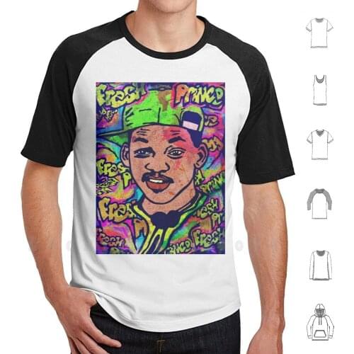 F R E S H P R I N C E T Shirt DIY Cotton Big Size S-6xl Fresh Prince Of Belair Fresh Prince Will Smith 90s Old School Pop