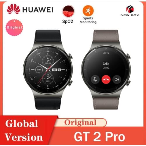 HUAWEI Watch Global Version GT 2 Pro SmartWatch 14 days Battery Life GPS Wireless Charging Kirin A1 GT2 Pro In stock Ver راقب